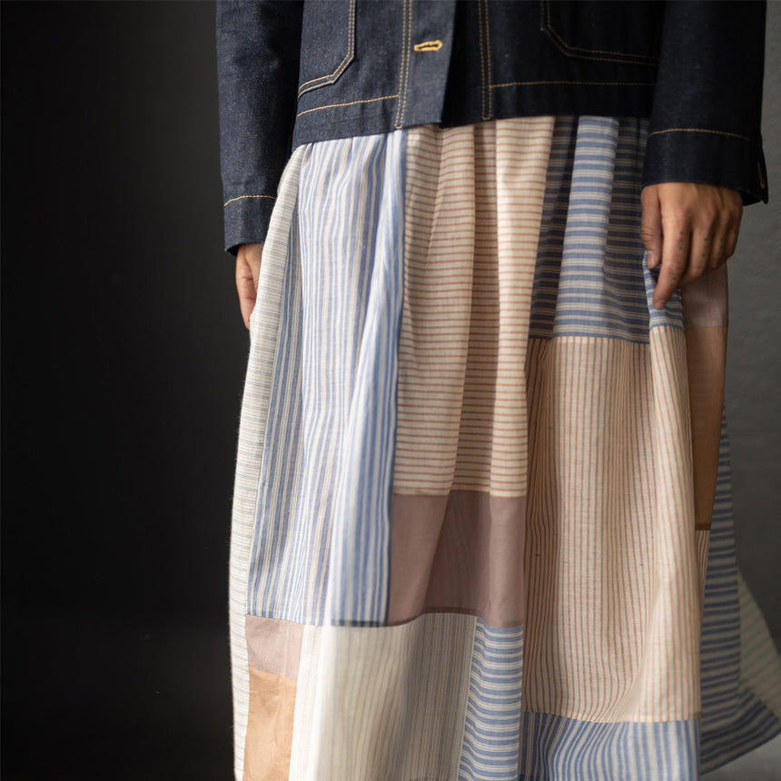 Experimenting with the Mathilde Skirt...