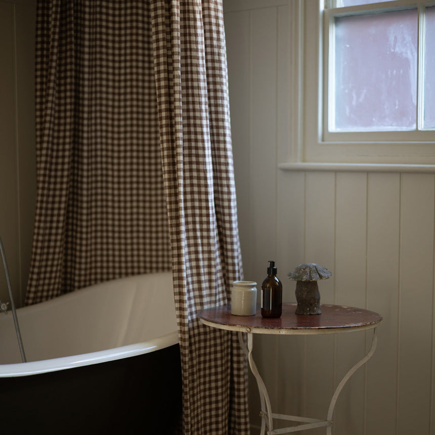 Make a Fabric Shower Curtain