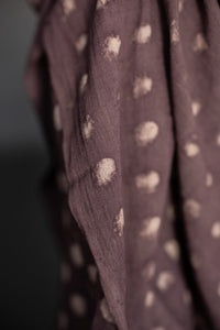 Indian Block Print Cotton - Medjool Spot