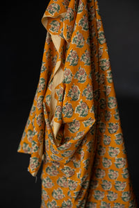 Indian Block Print Cotton - Oleander