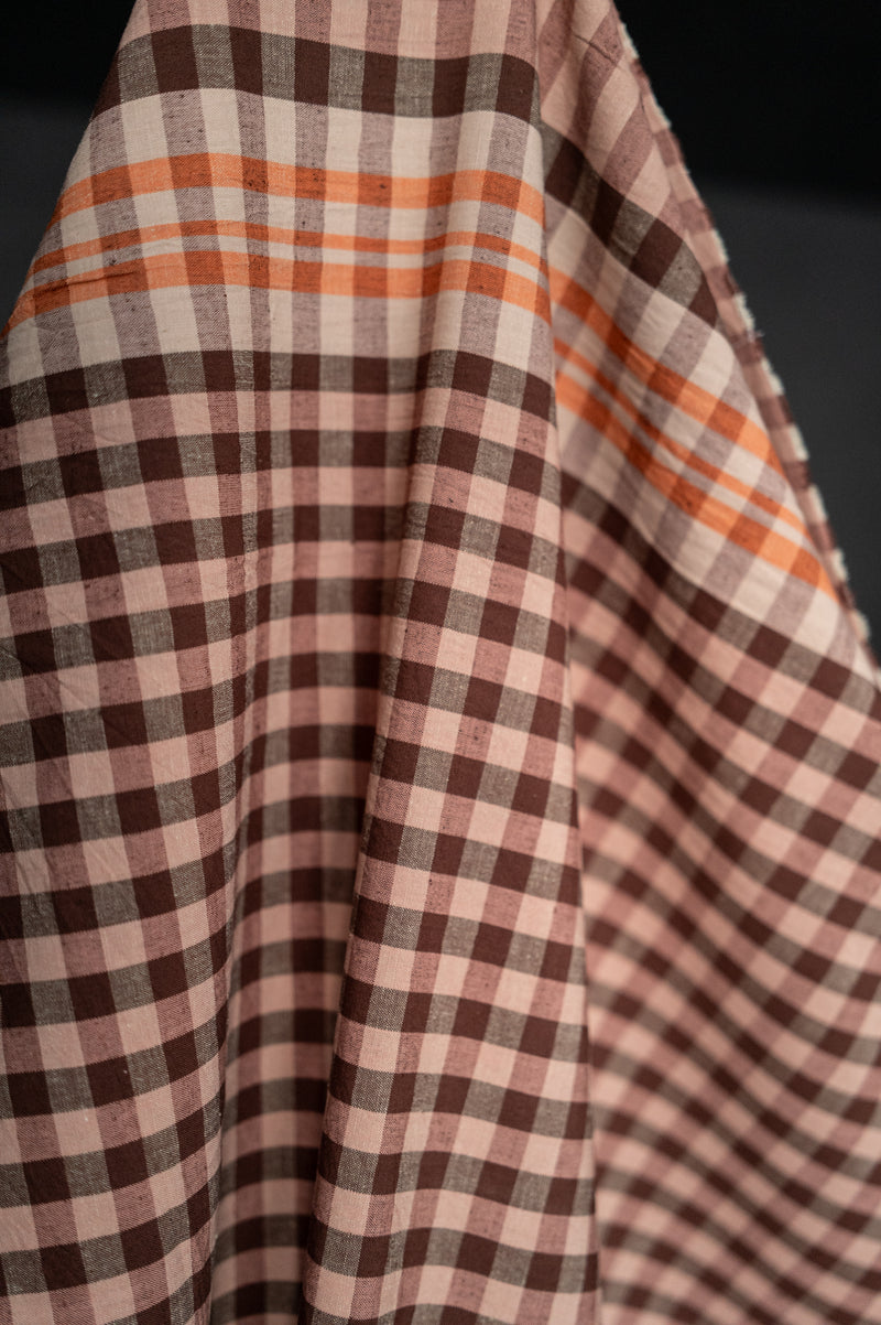 Organic Cotton/Linen Gingham - Flavour Notes