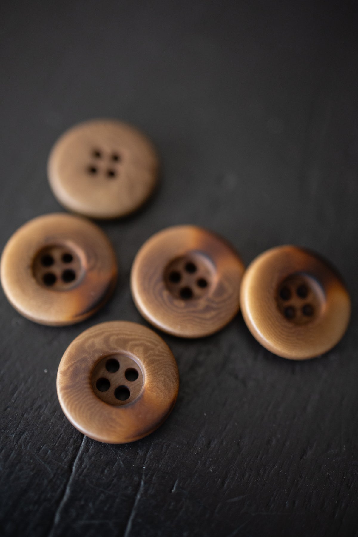 Corozo Button - Dusty Tan