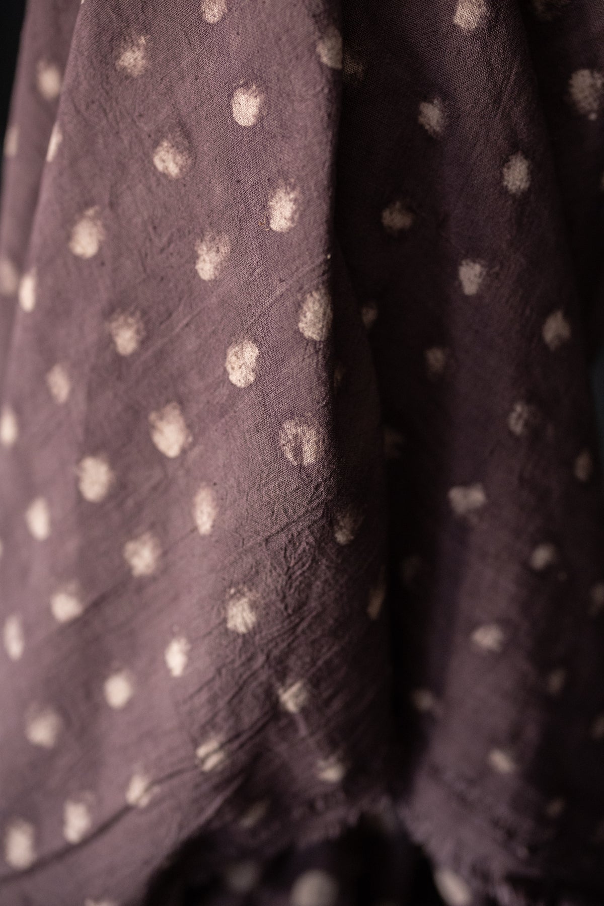 Indian Block Print Cotton - Medjool Spot