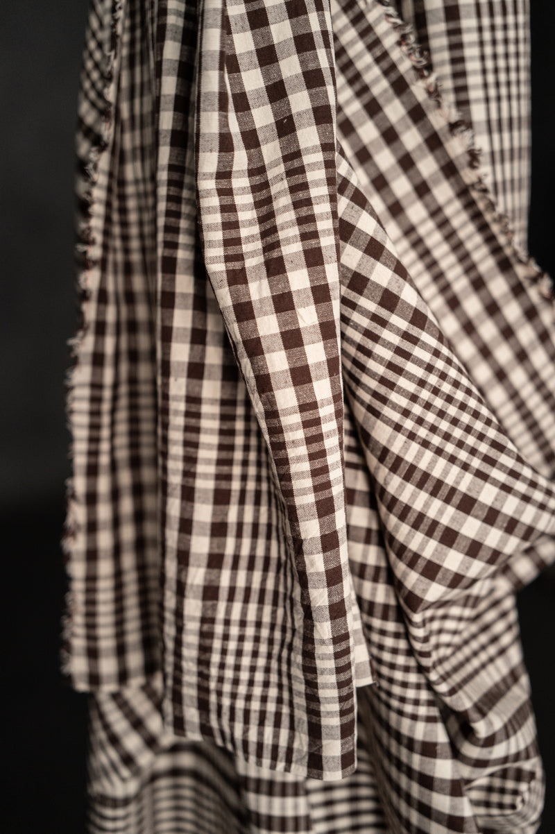 Remnant (Organic Cotton/Linen Log Cabin)