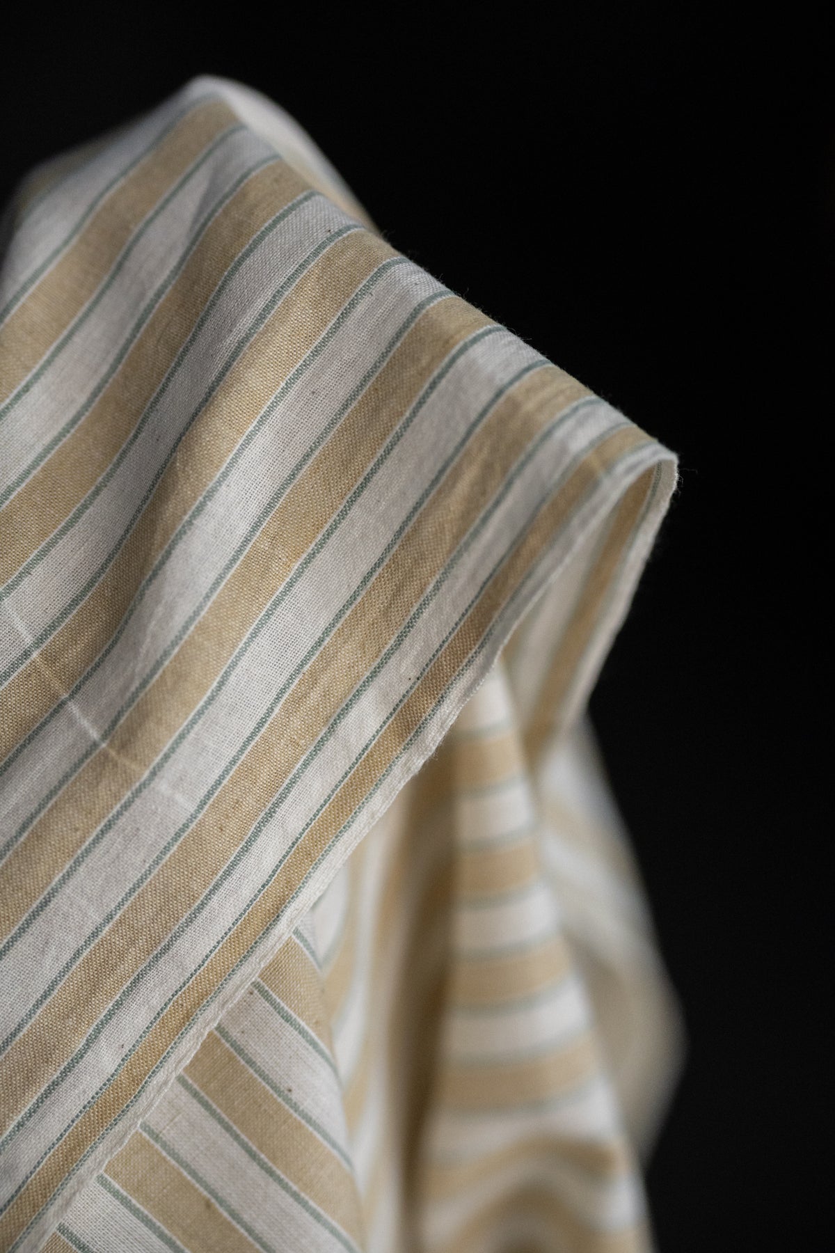 Handwoven Cotton Stripe - Citron