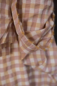 Organic Cotton Gingham Seersucker - Battenberg