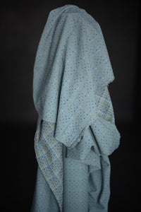 Indian Cotton Cross Stitch - Blue Bobbette