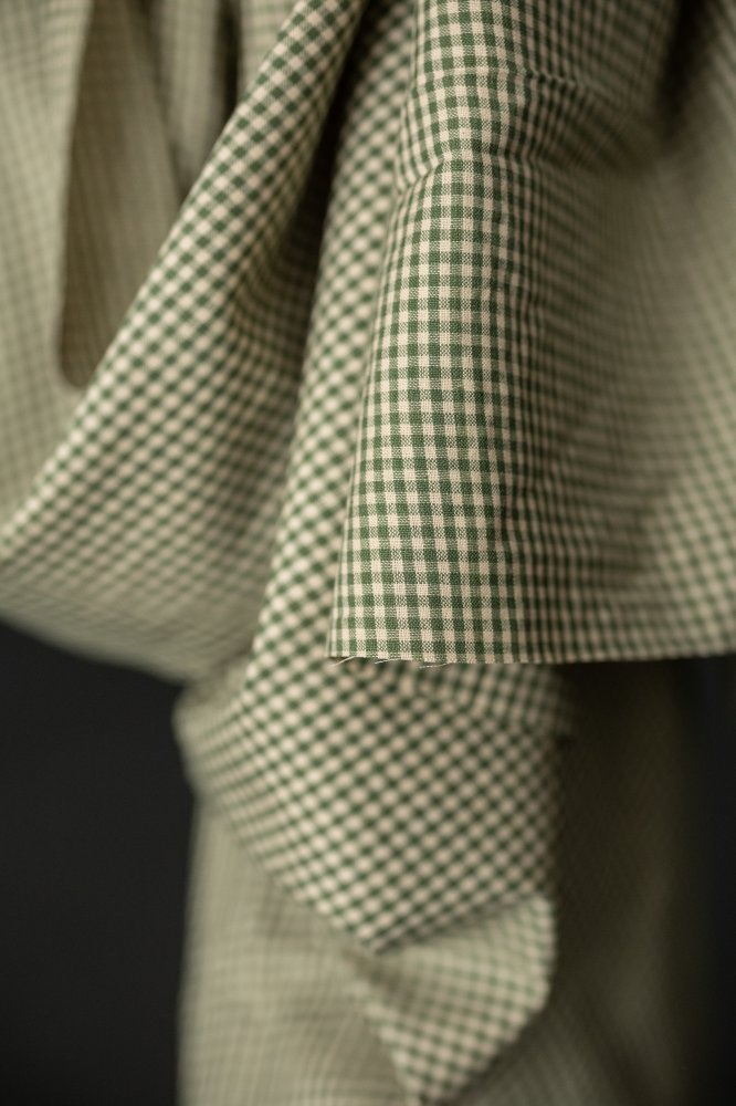 Indian Handwoven Cotton - Cardamom Gingham