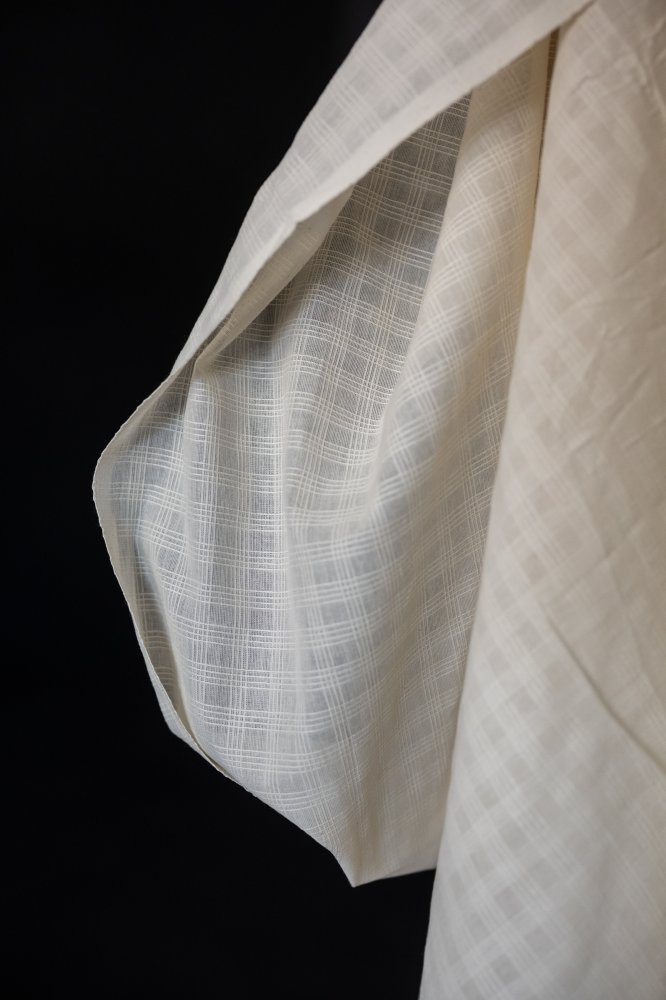 Natural Indian Cotton - Chequered Stripe
