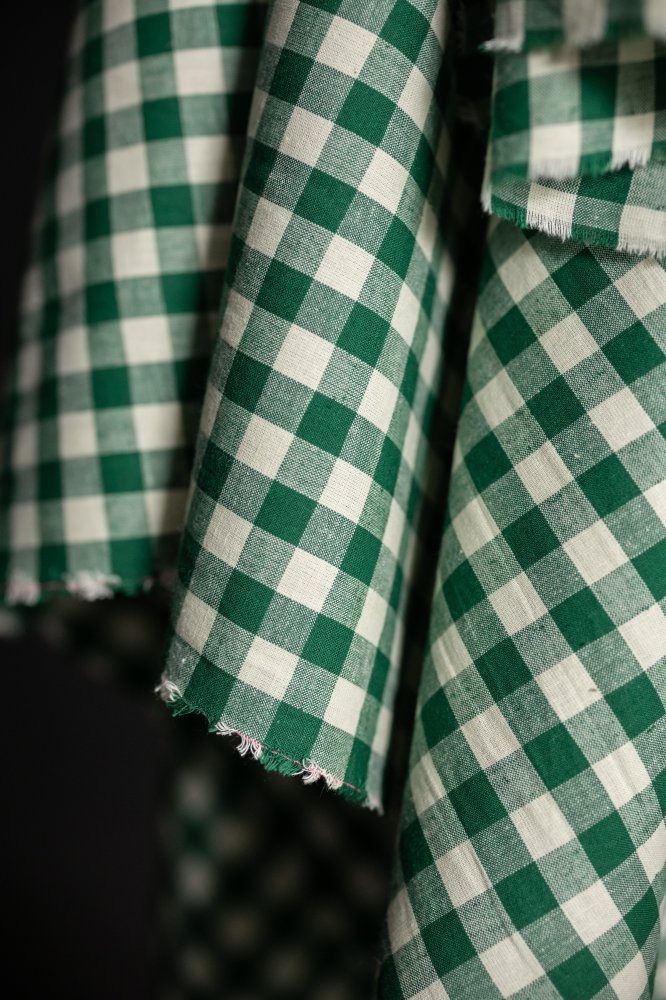 Organic Cotton/Linen Gingham - Mini Toto