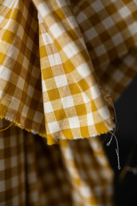 Organic Cotton/Linen Gingham - Pippa