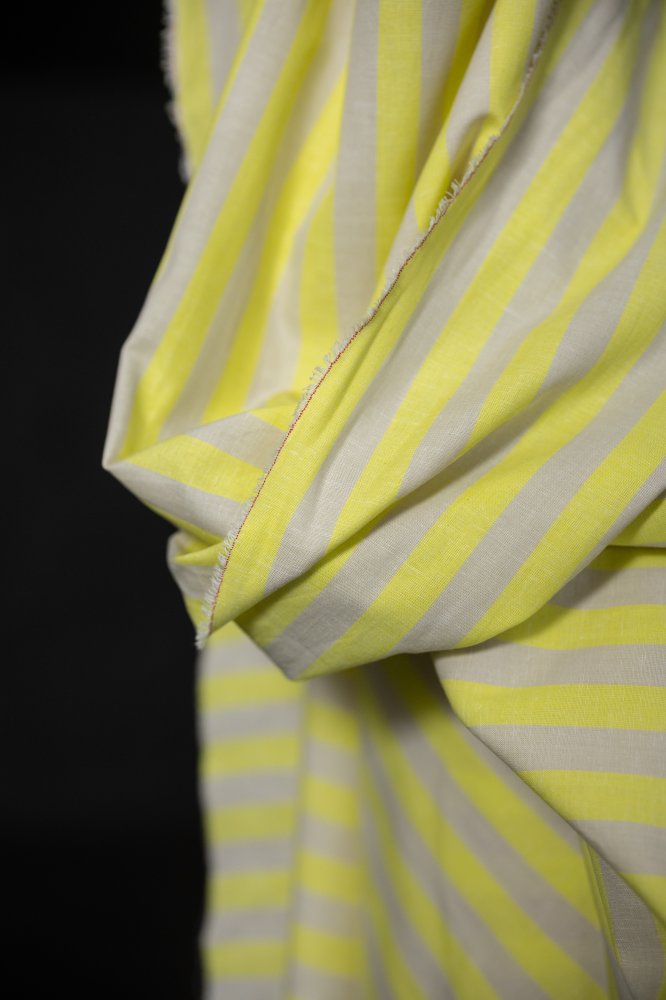 Organic Cotton/Linen Stripe - Rimini
