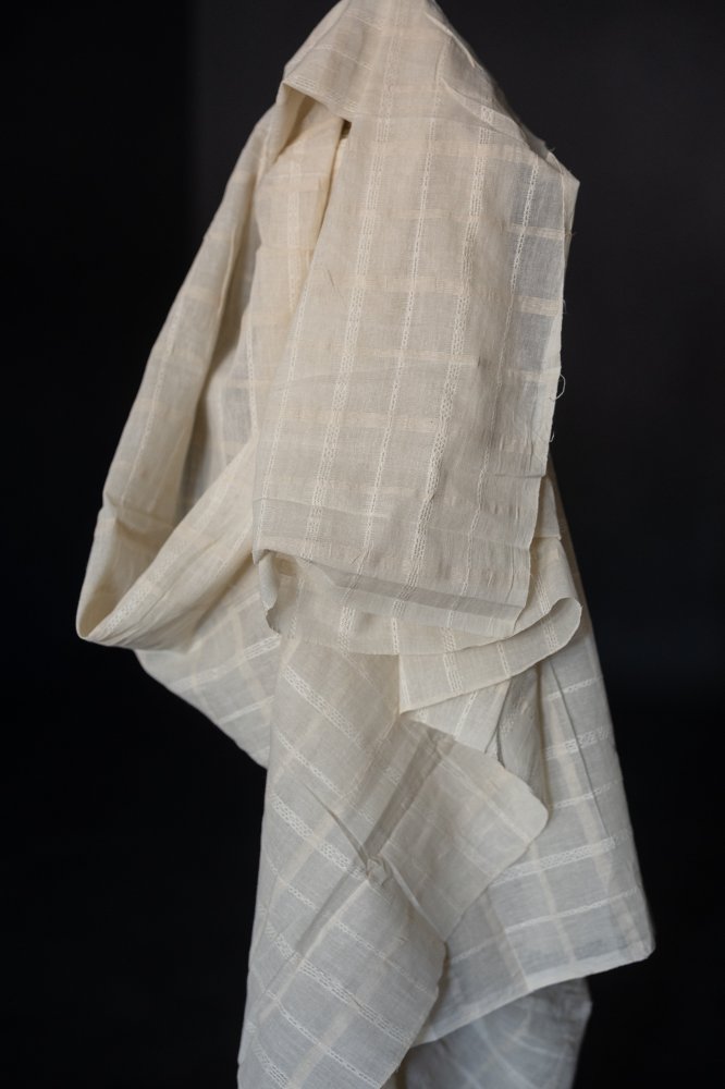 Natural Indian Cotton - Diamond Check