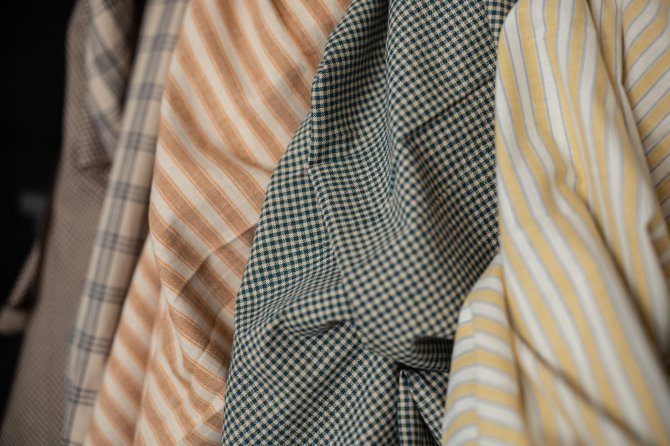 Handwoven Cotton Check - Fable Time Check
