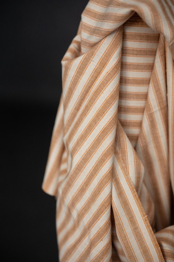 Handwoven Cotton Stripe - Flaming Fury