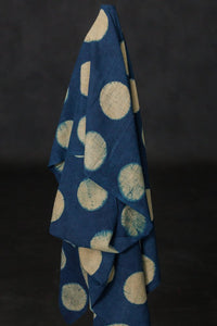 indigo white spot indian cotton