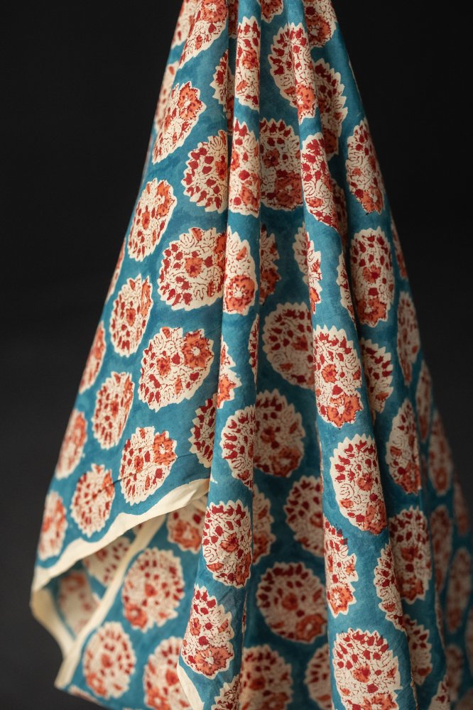 Indian Block Print Cotton - Jolie