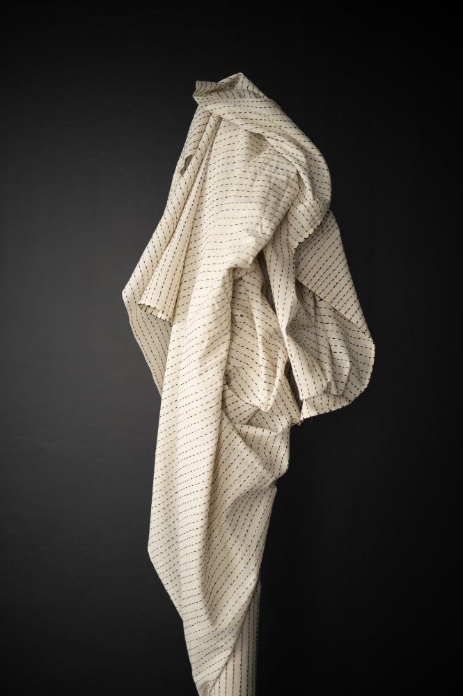 Handwoven Cotton - Kantha Stitched
