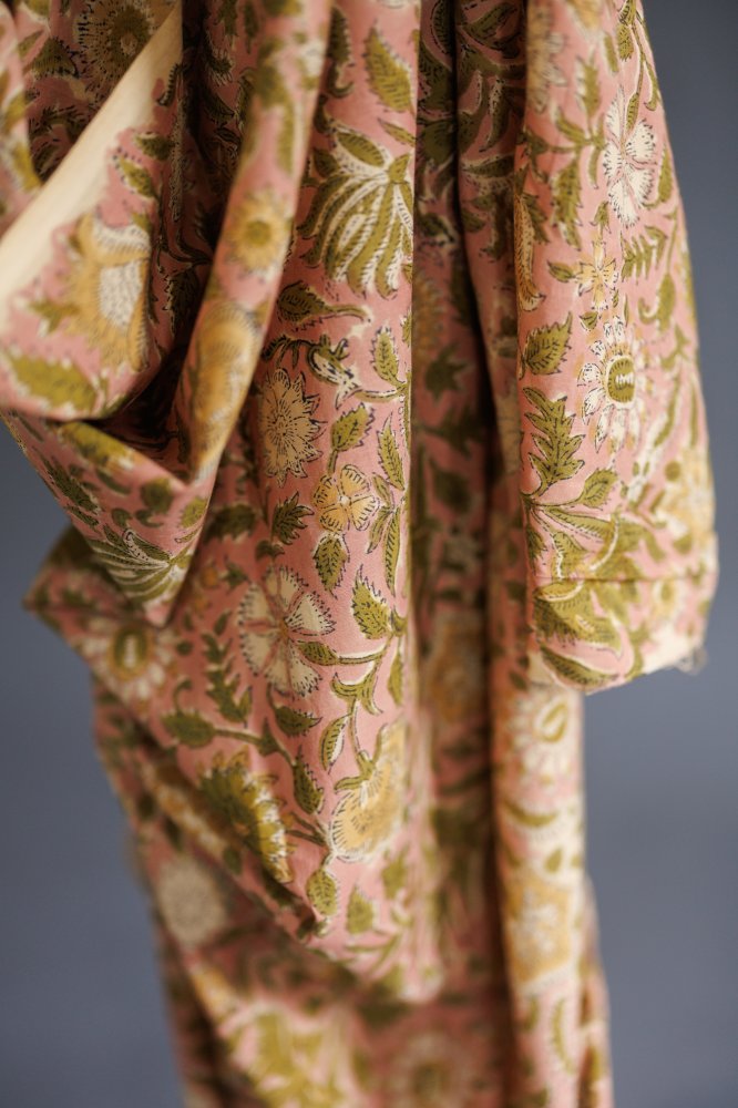 Indian Block Print Cotton - Maricel Pinks