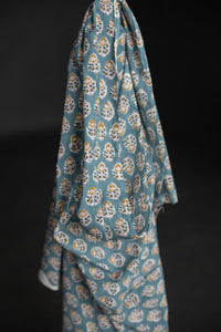 Indian Block Print Cotton - Mid Summer