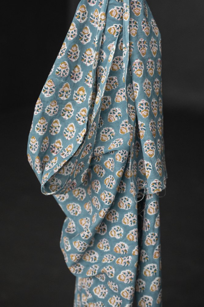Indian Block Print Cotton - Mid Summer