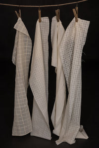Natural Indian Cotton - Mini Stripe