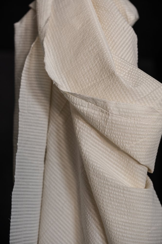 Natural Indian Cotton - Mini Stripe