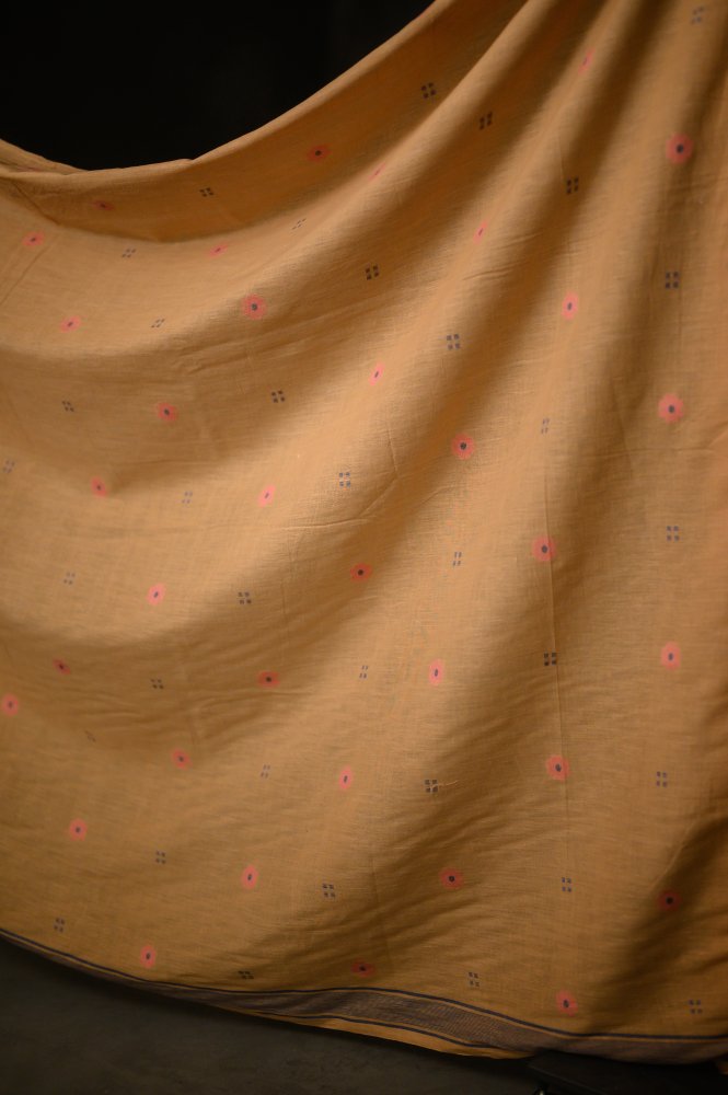 Jamdani Handwoven Cotton - Oaty Bloom