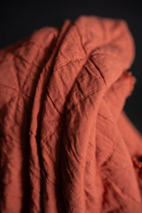 red jacquard fabric