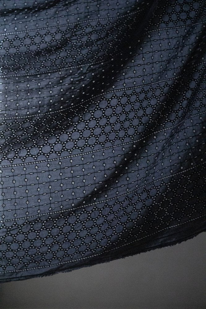 Broderie Anglaise Indian Cotton - Rowan Green Eyelet