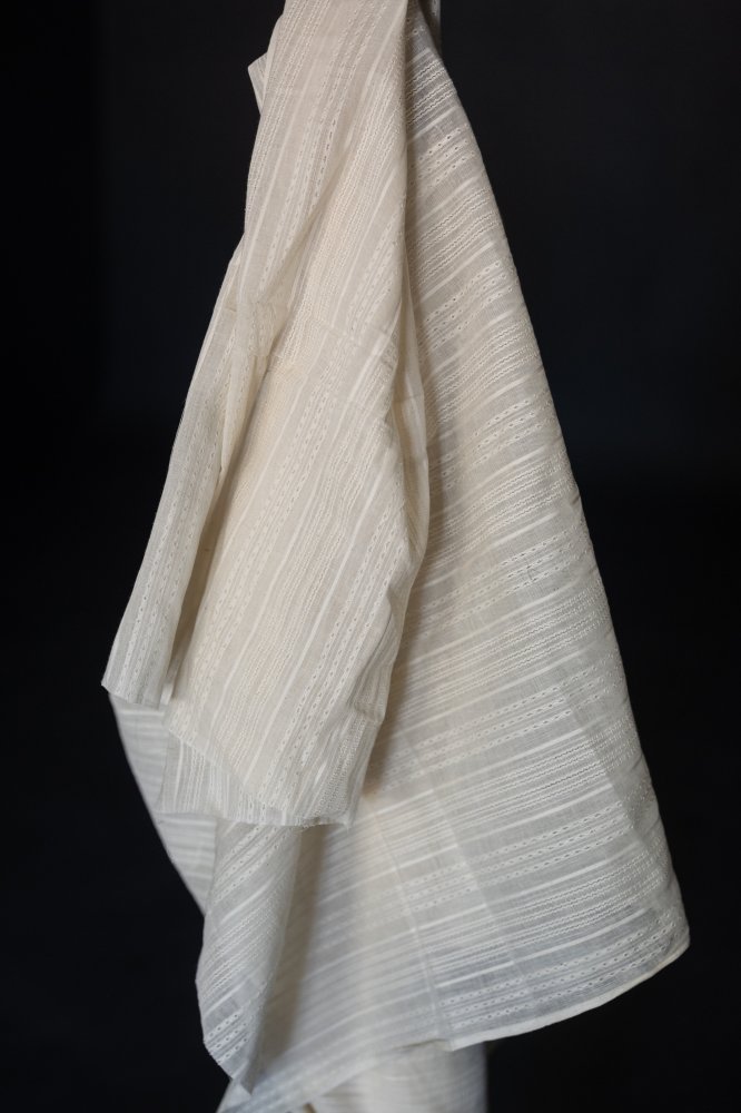 Natural Indian Cotton - Sampler Stripe