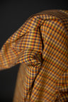 Handwoven Cotton Check - Sundown