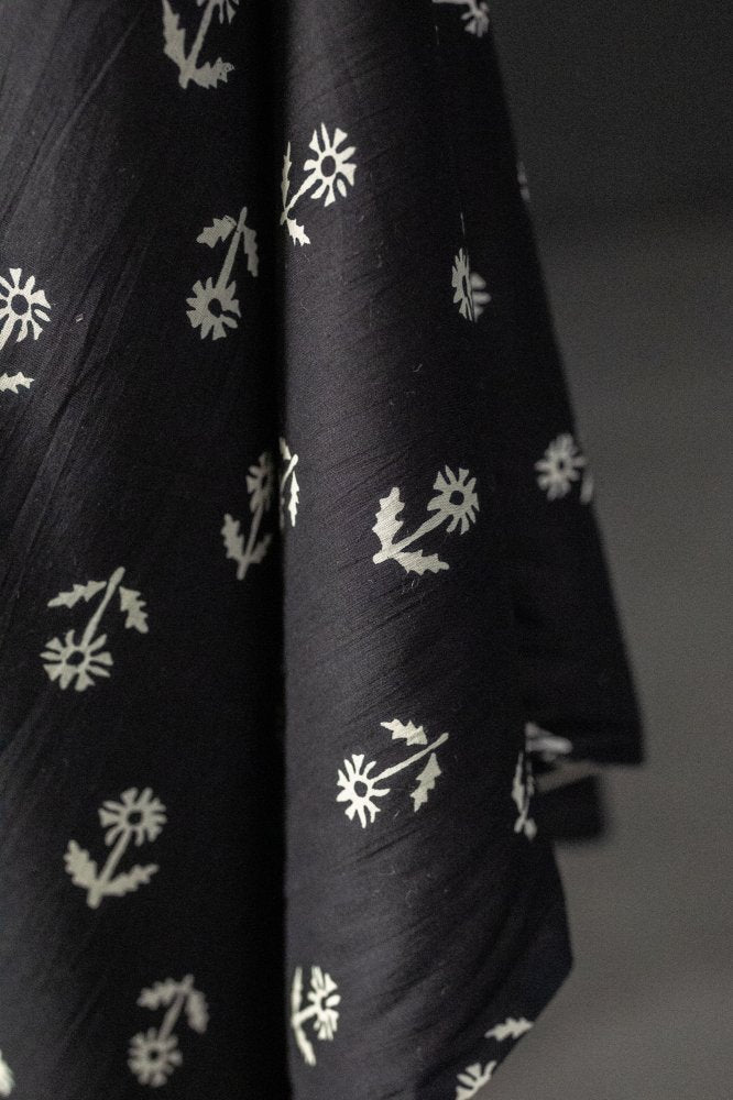 indian block floral cotton