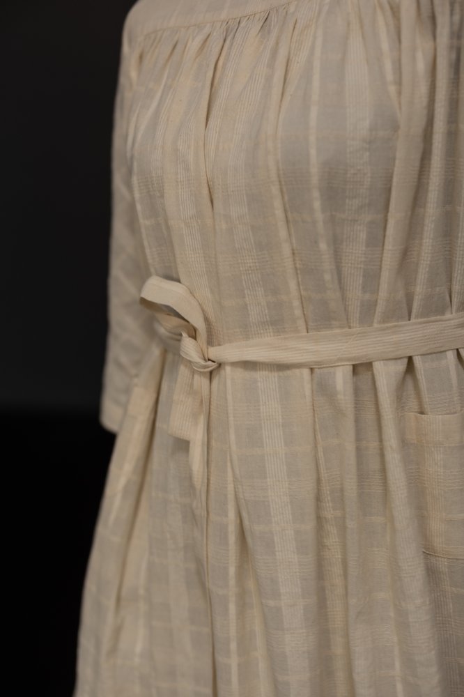 Natural Indian Cotton - Textured Check