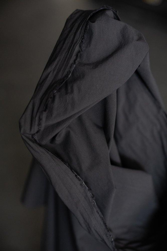 black triple wash fabric