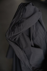 black triple wash fabric