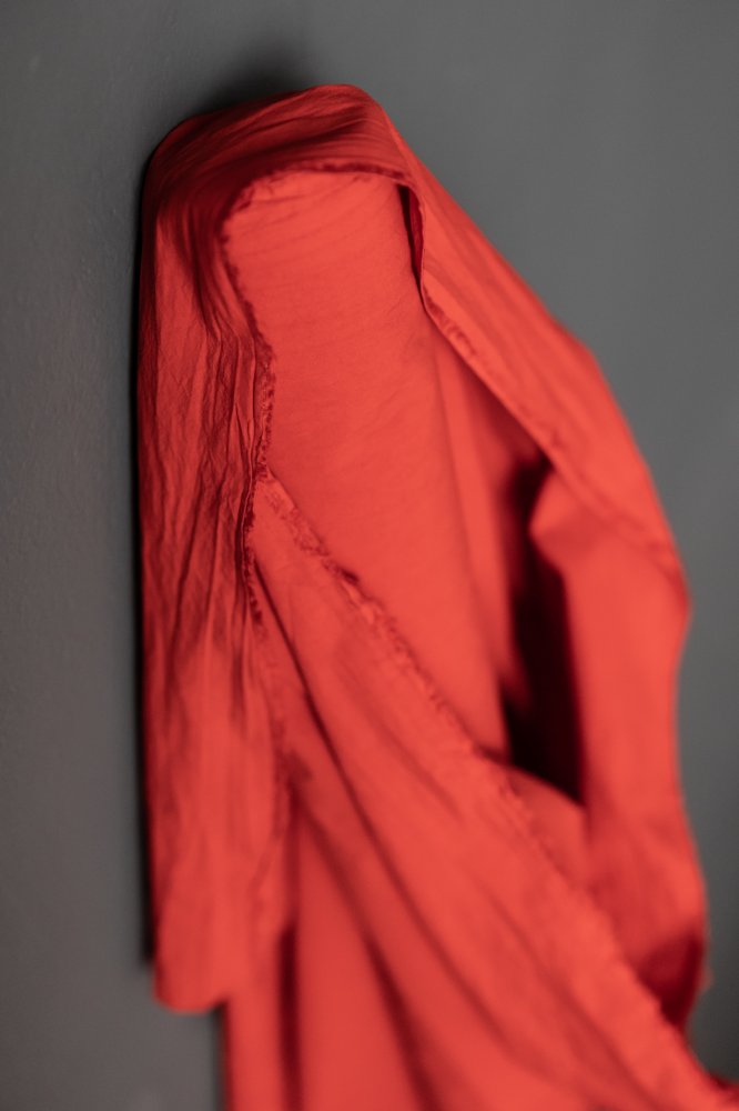 Japanese Triple Wash Cotton - Red Hot
