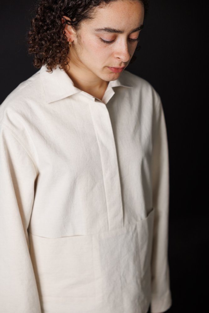 Japanese Washed Cotton Canvas - Ecru
