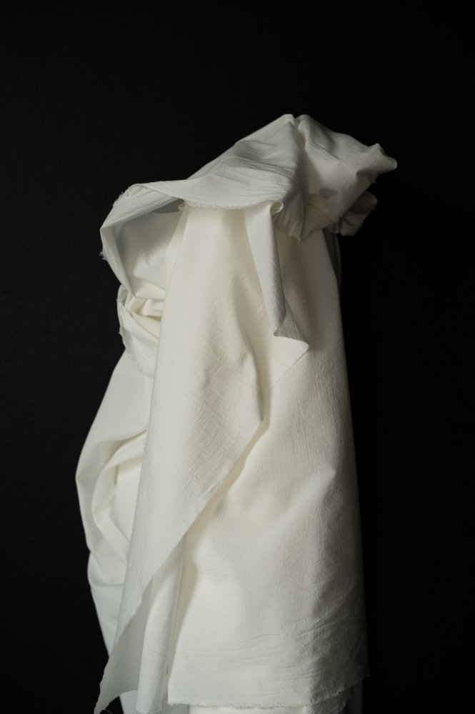 Japanese Cotton - White Crinkle