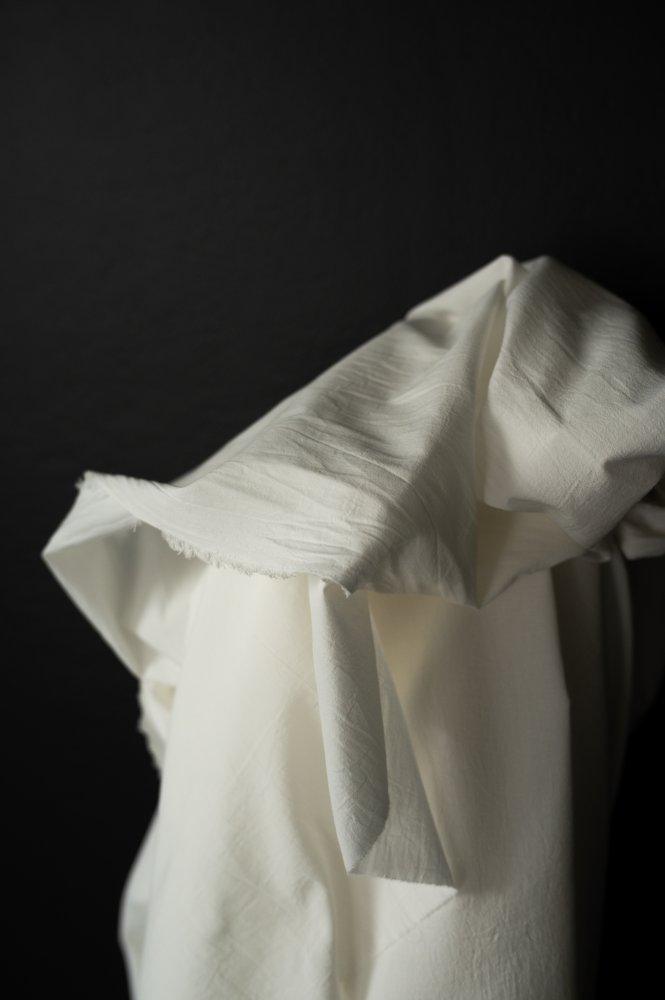 Japanese Cotton - White Crinkle