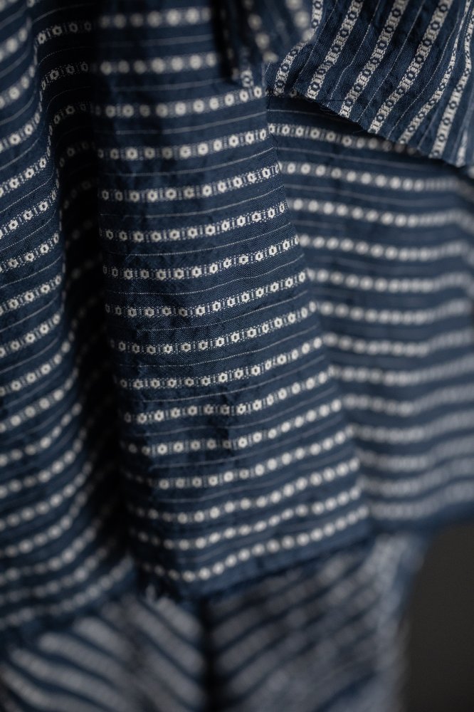 Remnant (Japanese Cotton Daisy Chain Navy)