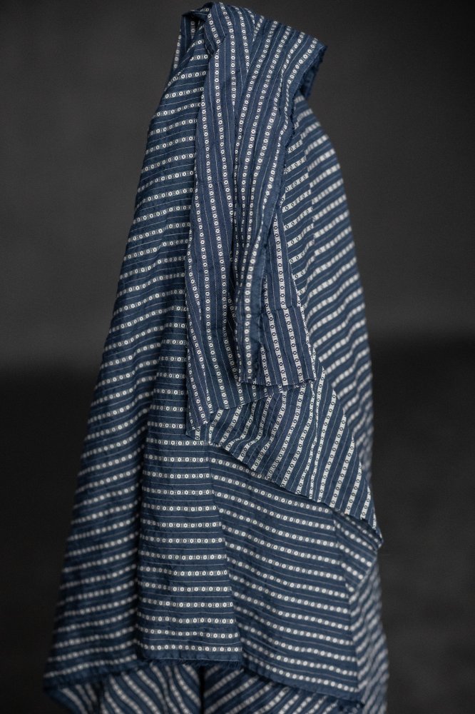 Remnant (Japanese Cotton Daisy Chain Navy)