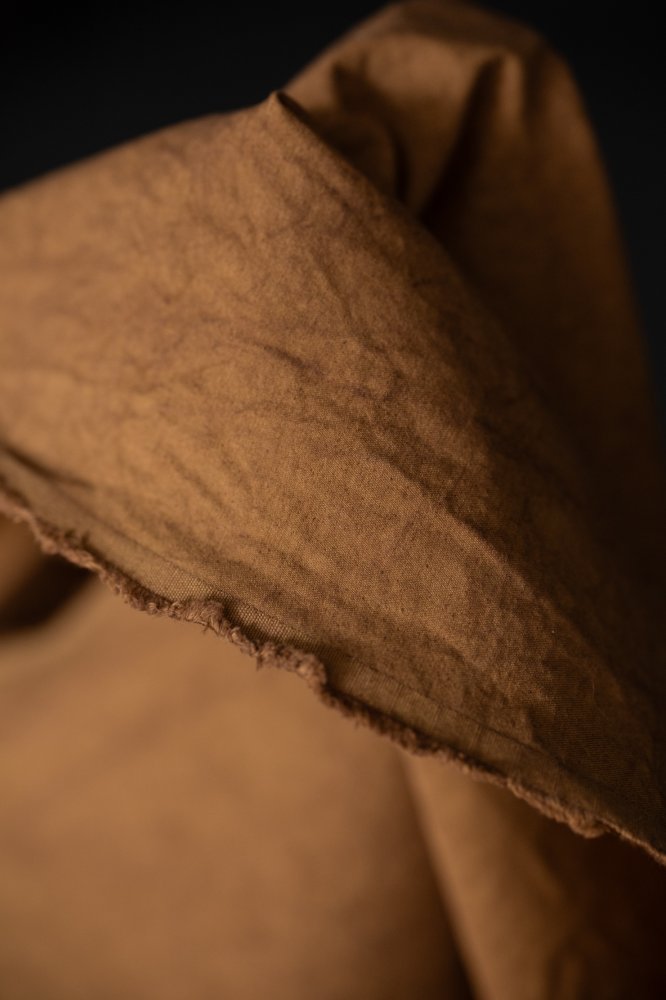 brown japanese twill fabric