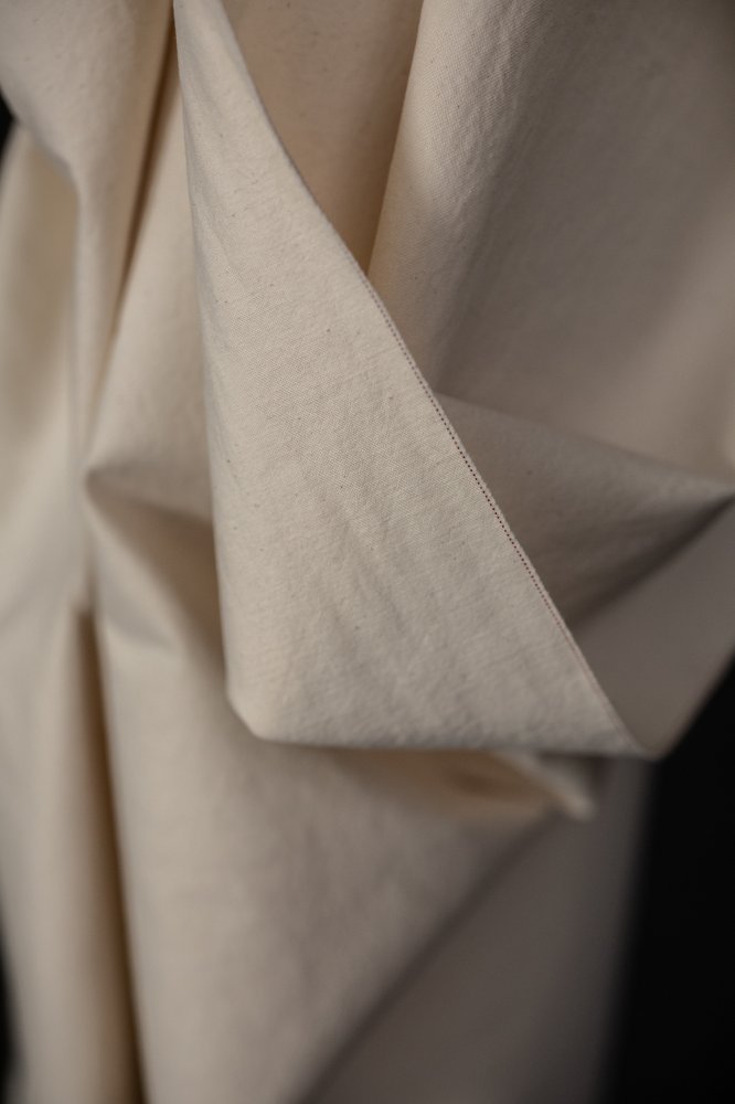 ecru japanese cotton canvas