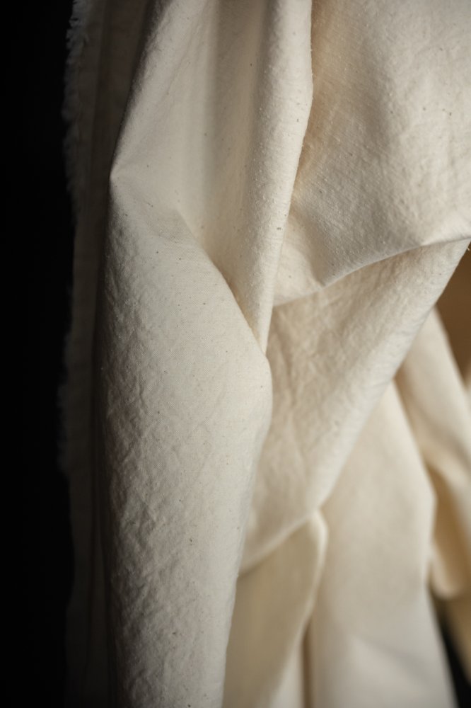 Japanese Cotton Twill - Nimbus Ecru