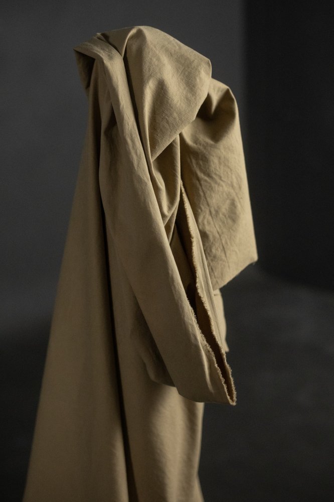 Japanese Utility Cotton Slub - Cool Tan