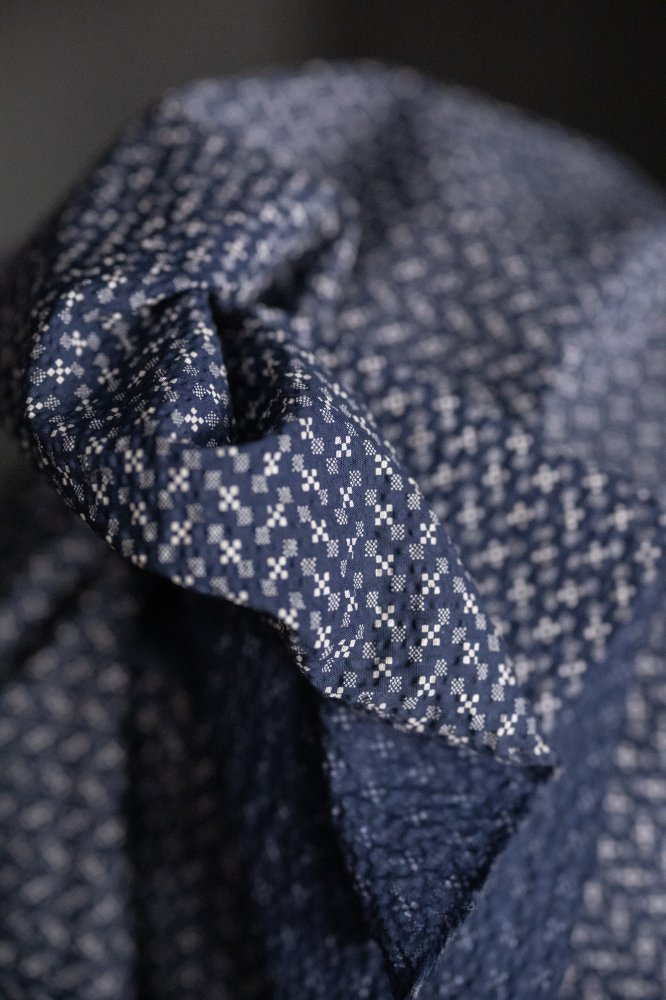 Organic Seersucker - Sukoshi Indigo