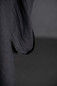 Japanese Brushed Linen/Wool - Black