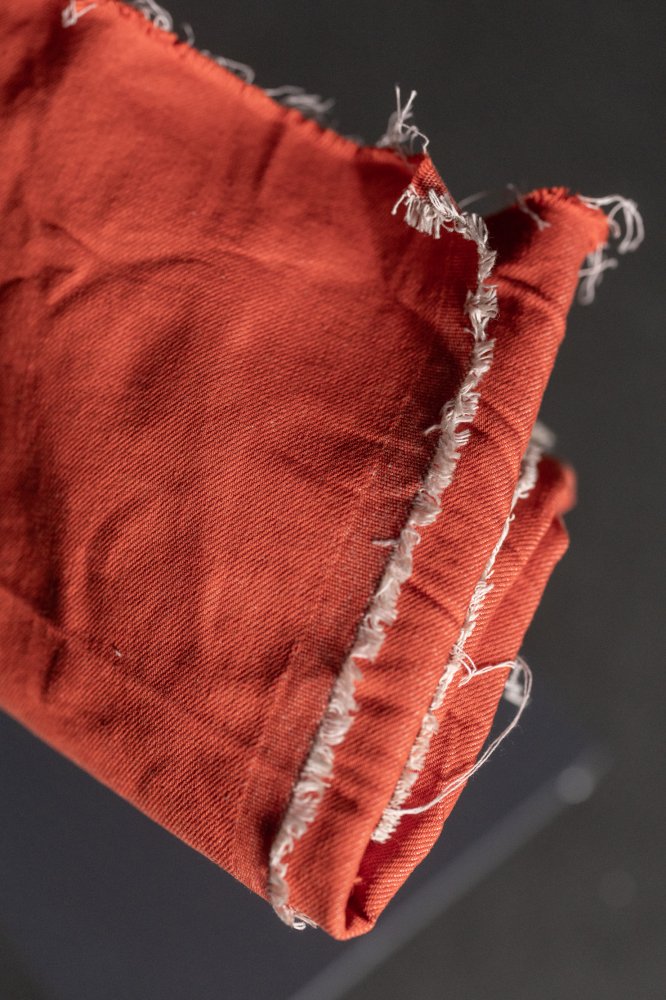 10oz Organic Denim - Poppy Red
