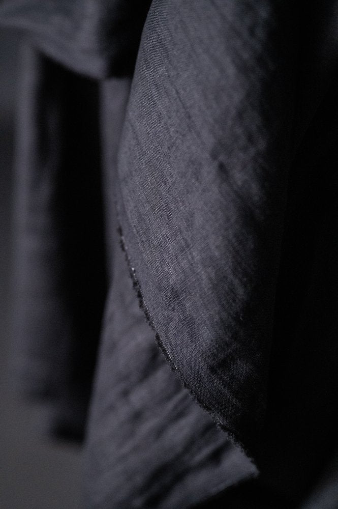 European Laundered Linen - Jet Black 130